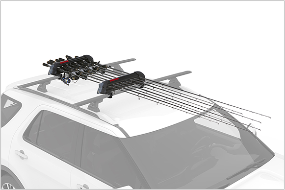 Car Roof Racks Luggage Ski Surf Snow Board Fishing Rod Carriers Holder Rack 